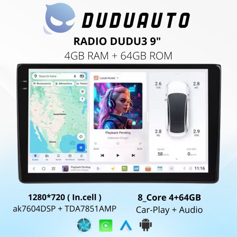DUDU 3 9 | 4GB RAM + 64GB ROM