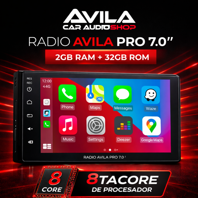 Radio Avila Pro 7" | 2GB RAM + 32GB