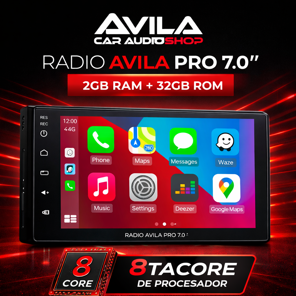 Radio Avila Pro 7" | 2GB RAM + 32GB