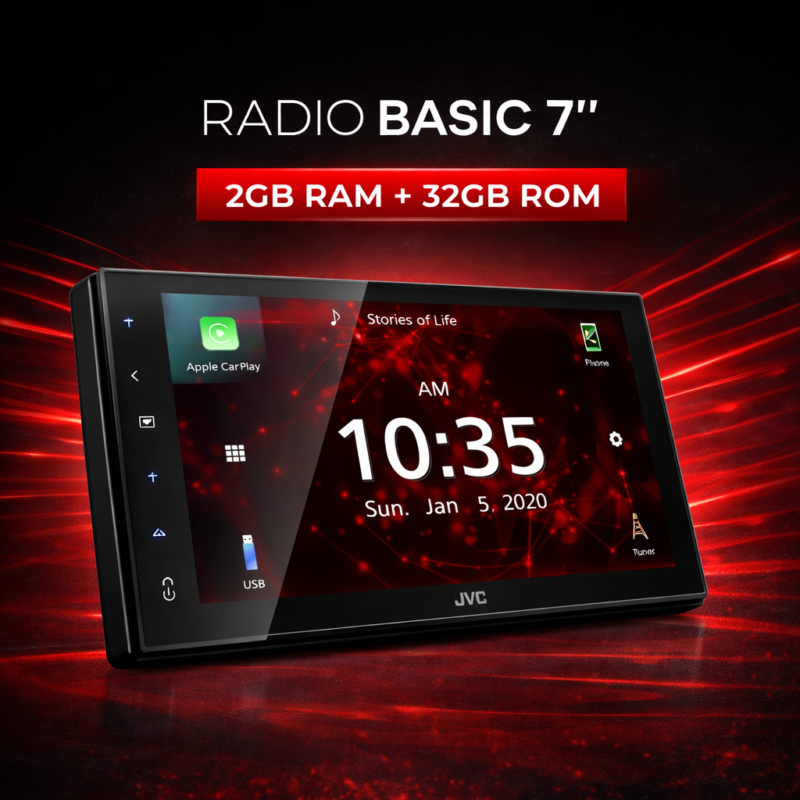 Radio Basic 7" | 2GB RAM + 32GB