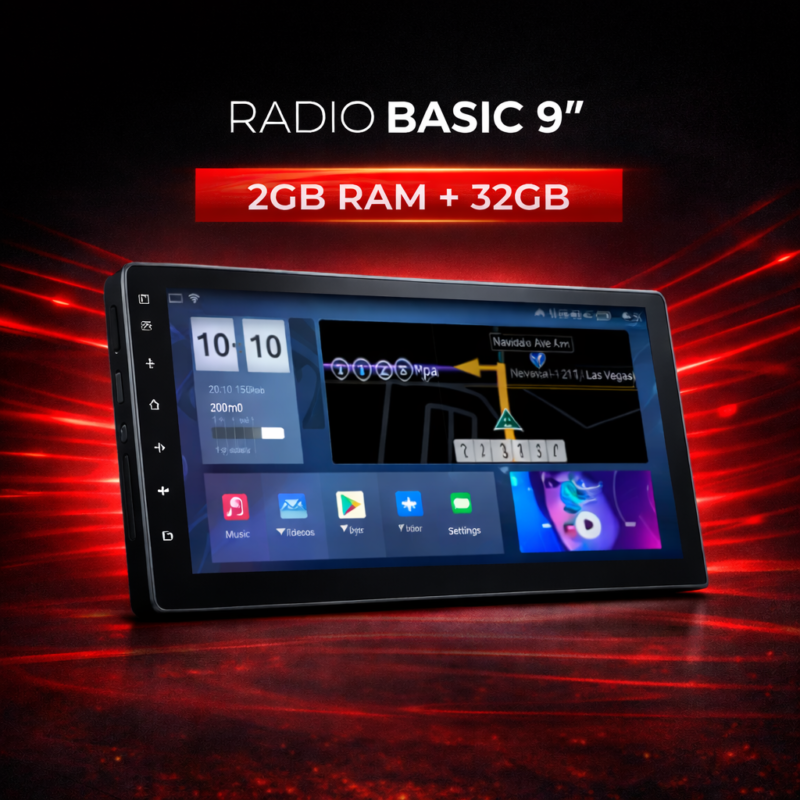 Radio Basic 9" | 2GB RAM + 32GB