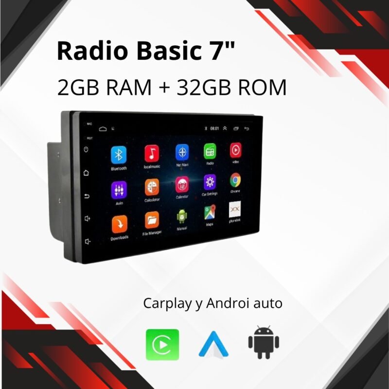 Radio Basic 7" | 2GB RAM + 32GB