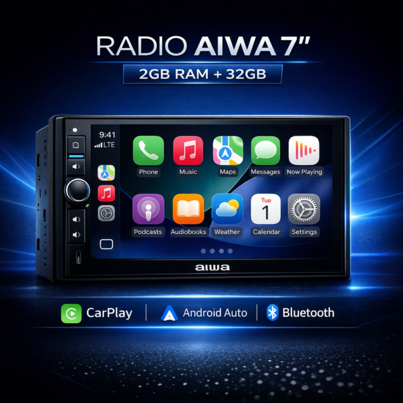 Radio Aiwa   7" | 2GB  RAM  +  32GB