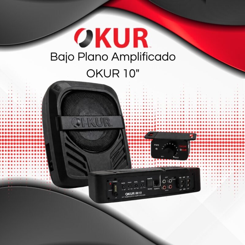 Bajo Plano Amplificado OKUR 10"