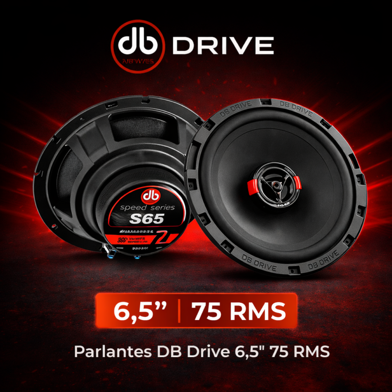 Parlantes DB Drive 6,5" 75 RMS
