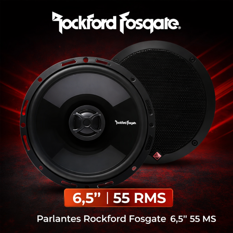 Parlantes Rockford 6,5" 55 RMS