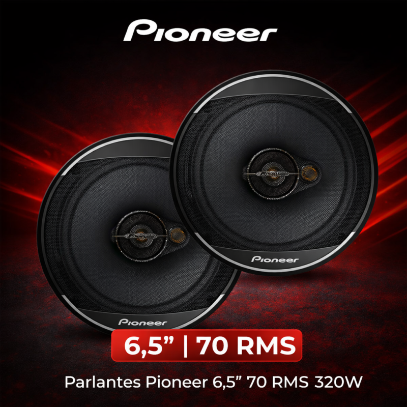 Parlantes Pioneer 6,5" 70 RMS 320W