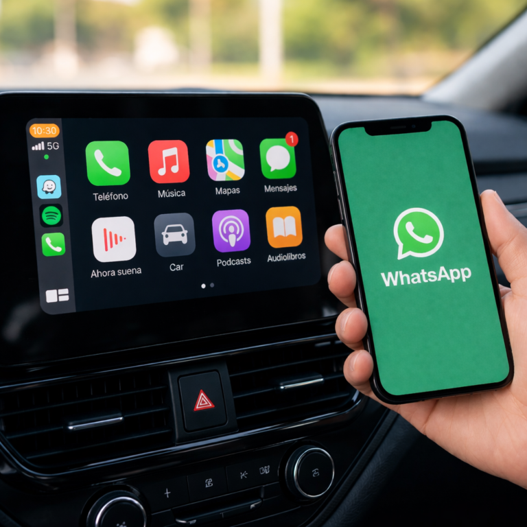 WhatsApp en CarPlay: cómo usarlo en tu auto