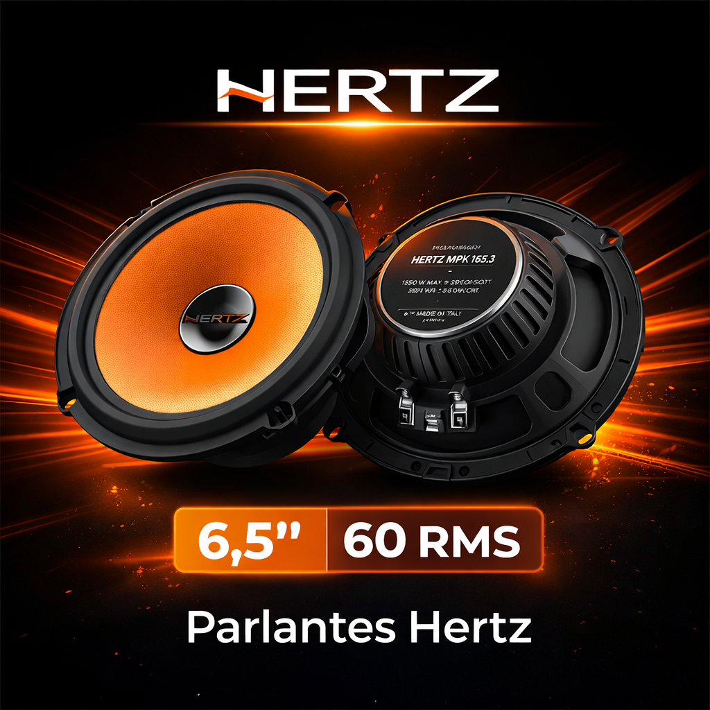 Parlantes Hertz 6,5" 60 RMS