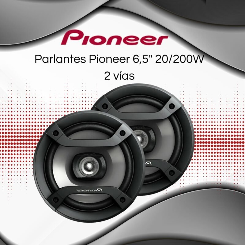 Parlantes Pioneer 6,5" 20/200W 2 vías