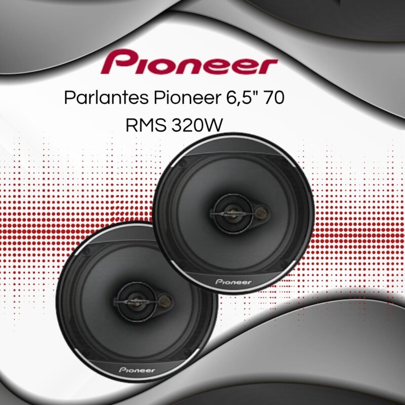 Parlantes Pioneer 6,5" 70 RMS 320W