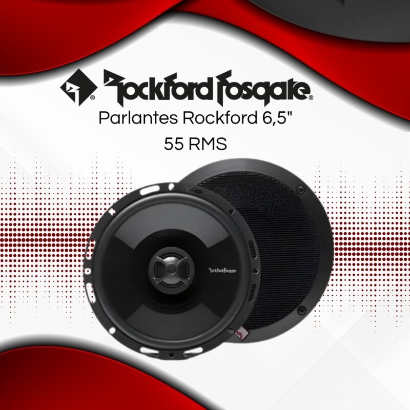 Parlantes Rockford 6,5" 55 RMS