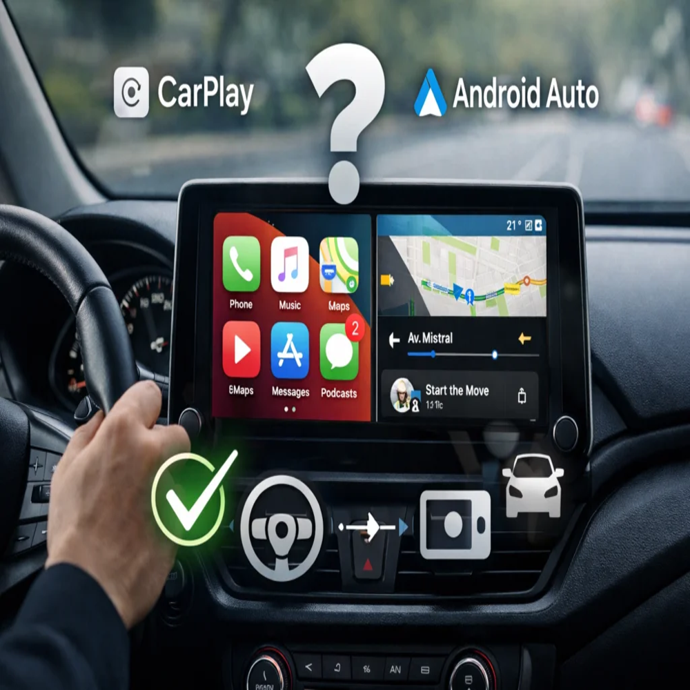 ¿Mi auto es compatible con CarPlay o Android Auto?